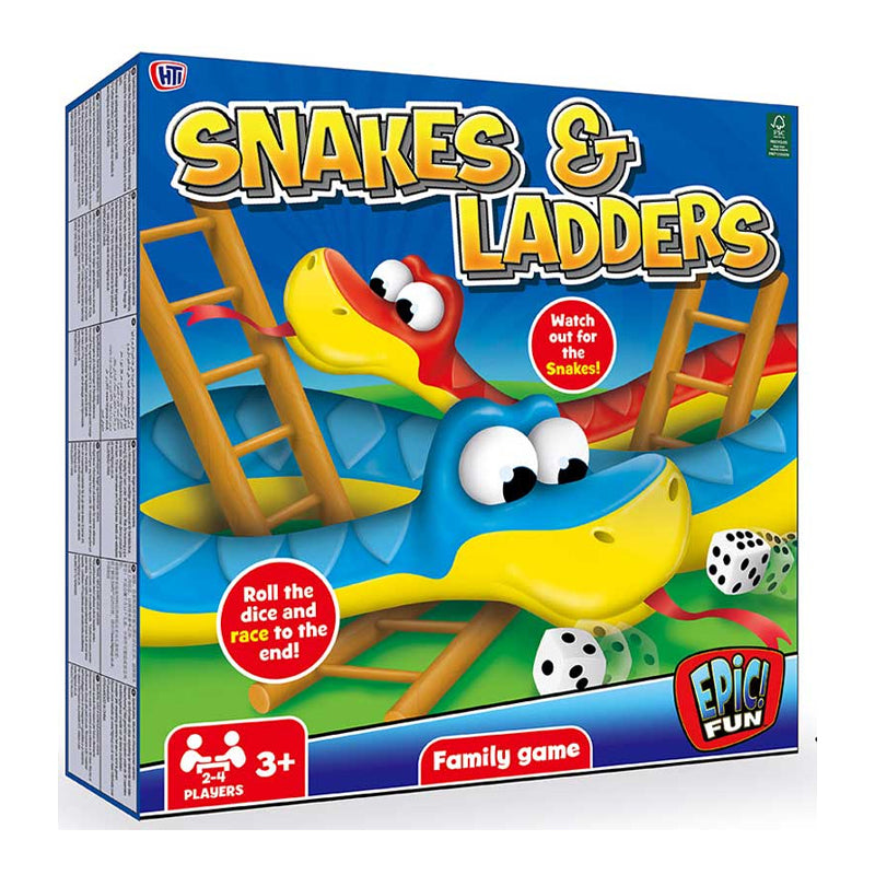 Snakes & Ladders Family Board Game