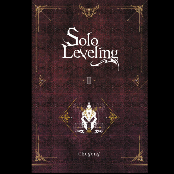 Solo Leveling Volume 2 paperback novel by Chugong light novel cover art