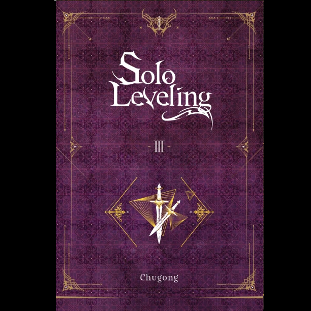 Solo Leveling Volume 3 paperback novel by Chugong light novel cover art