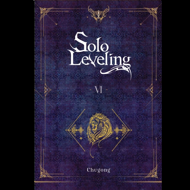 Solo Leveling Volume 6 paperback novel by Chugong light novel cover art