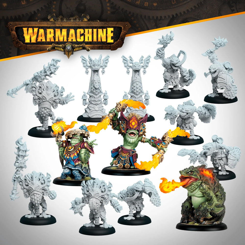 Southern Kriels Fire Tongue Warriors Command Cadre Model Renders