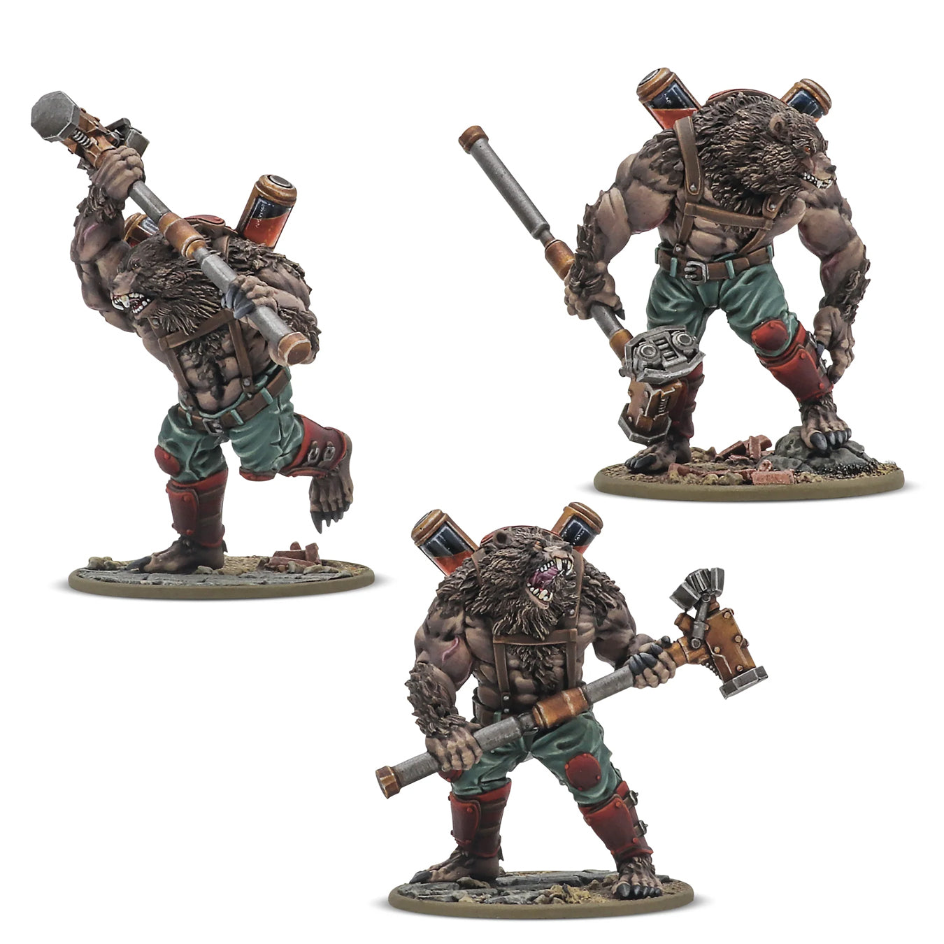 Konflikt ’47 Ursus Infantry Squad With Mauls Painted Example Miniatures