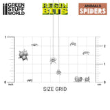 3D Printed Small Spiders | Green Stuff World Resin Components