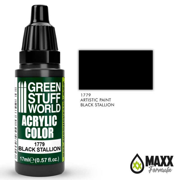 Black Stallion Maxx Formula Acrylic Colour - Green Stuff World