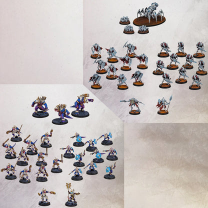 One Page Rules Grimdark Future Painted Miniatures Example