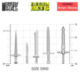 3D Printed Swords & Daggers | Green Stuff World Conversion