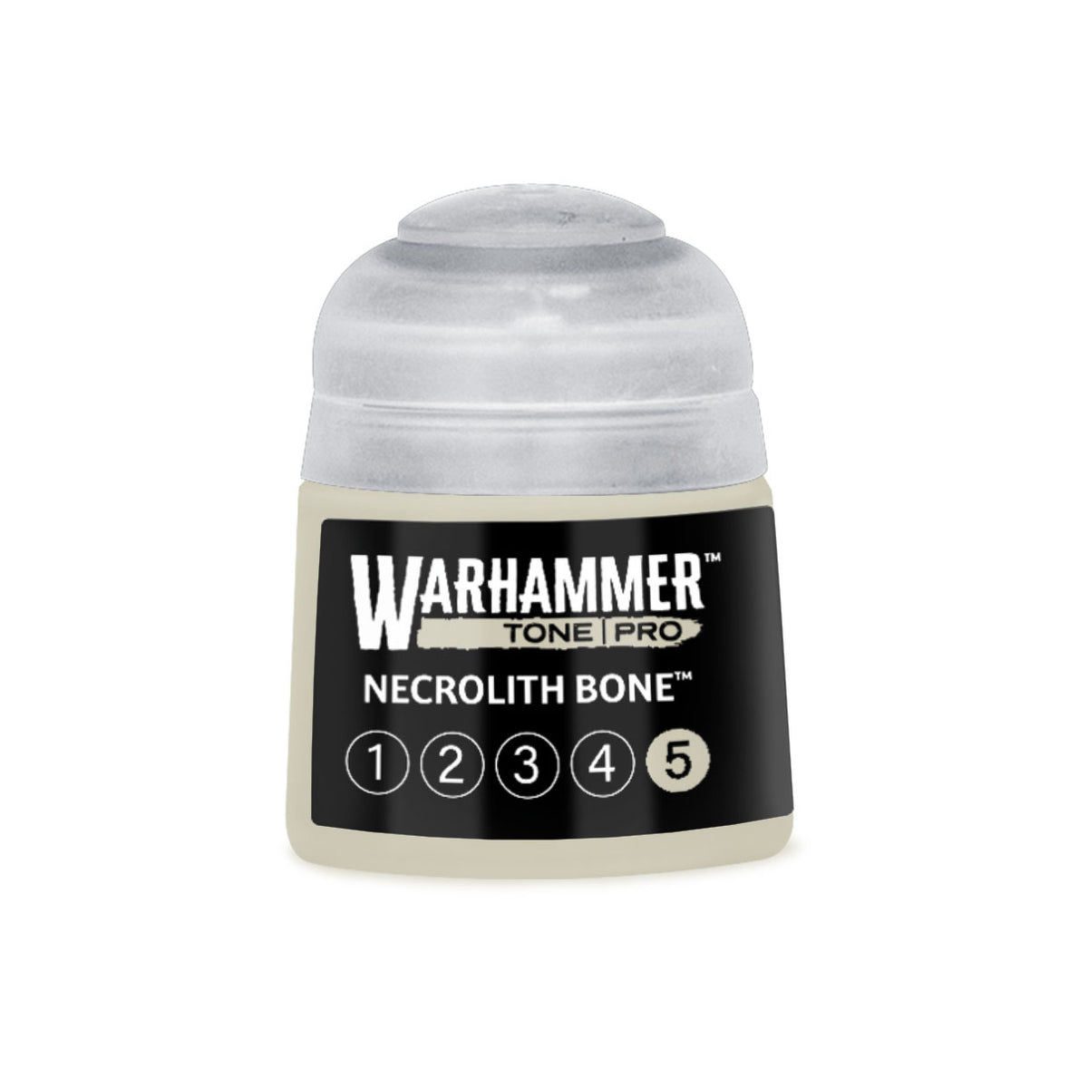 Necrolith Bone No5 Warhammer Tone Pro Paint Pot - Mighty Lancer Games