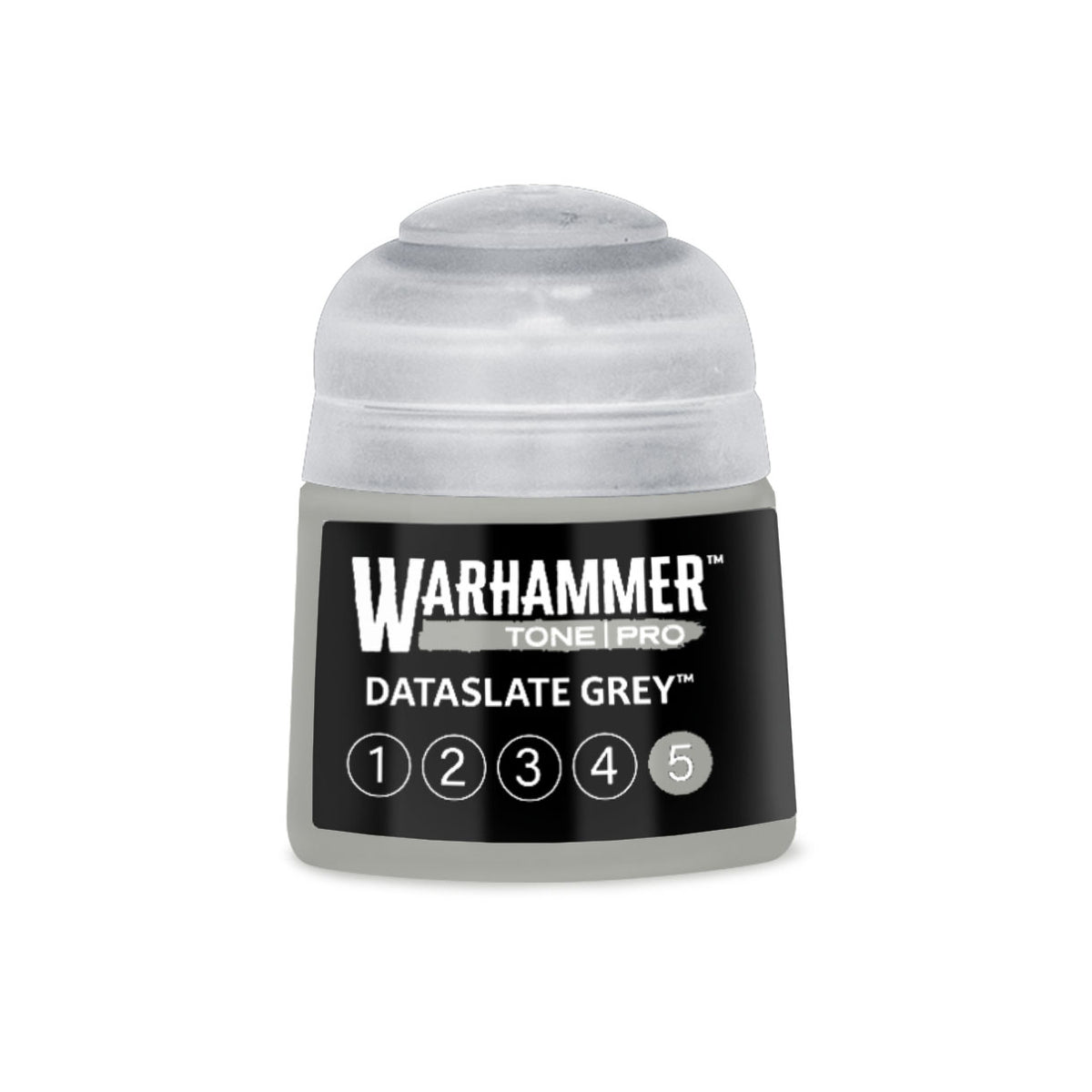 Dataslate Grey No5 Warhammer Tone Pro Paint Pot - Mighty Lancer Games