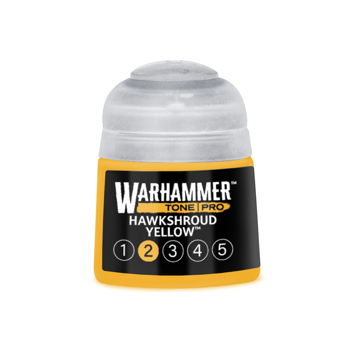 Hawkshroud Yellow No2 Warhammer Tone Pro Paint Pot - Mighty Lancer Games