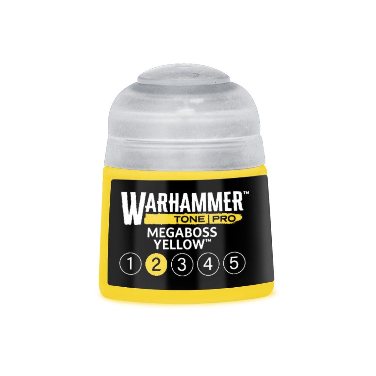 Megaboss Yellow No2 Warhammer Tone Pro Paint Pot - Mighty Lancer Games
