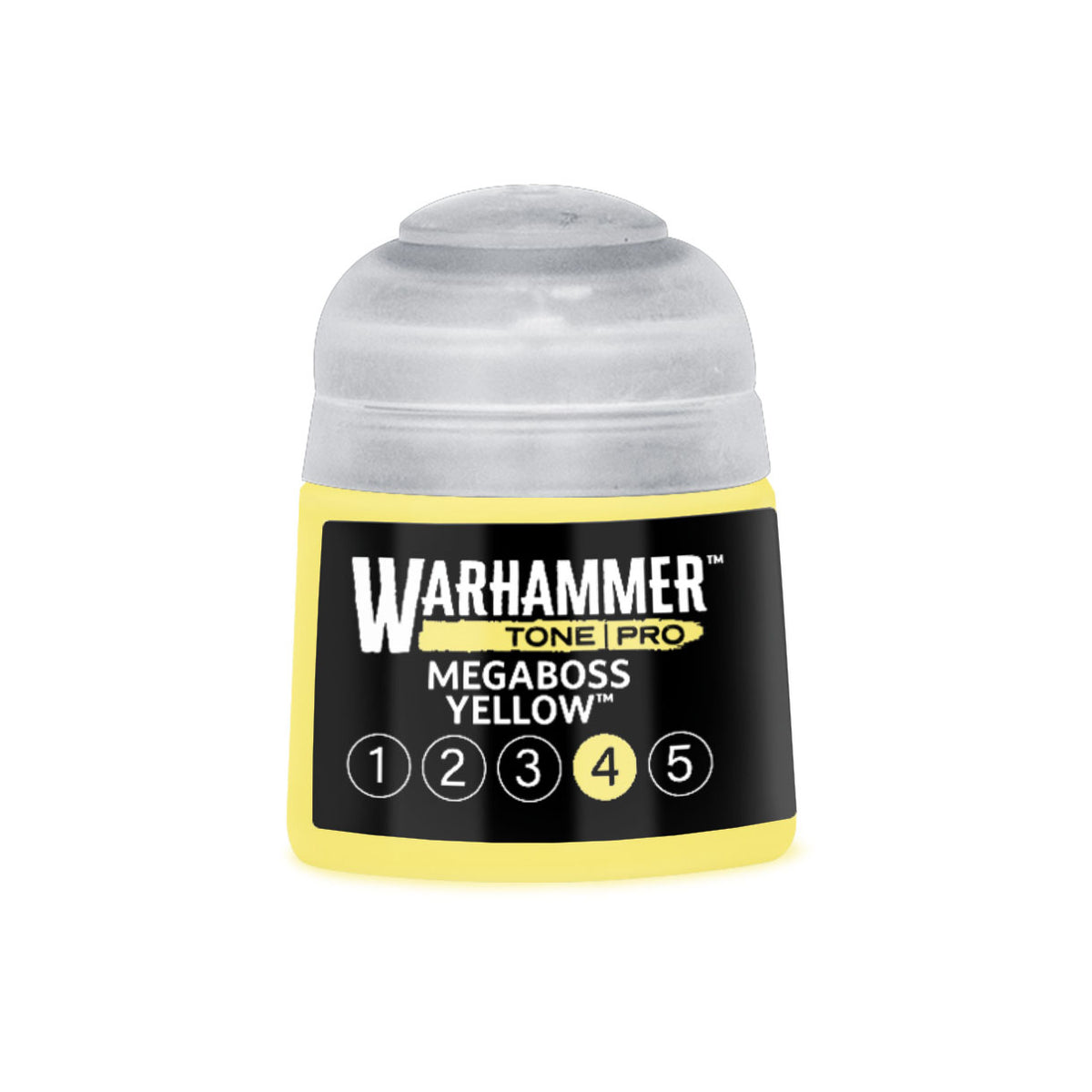 Megaboss Yellow No4 Warhammer Tone Pro Paint Pot - Mighty Lancer Games