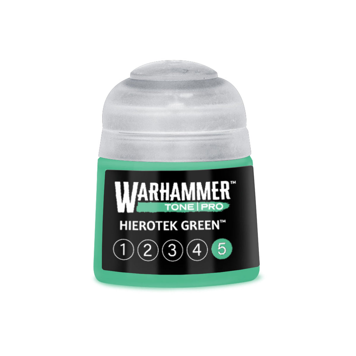 Hierotek Green No5 Warhammer Tone Pro Paint Pot - Mighty Lancer Games