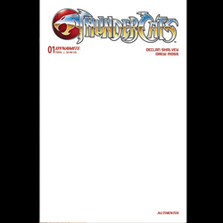 Thundercats #1 Cover J (Blank Authentix Variant) - Comic