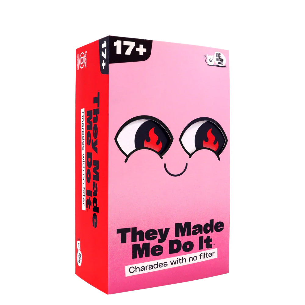 They Made Me Do It Adult Charades Party Game