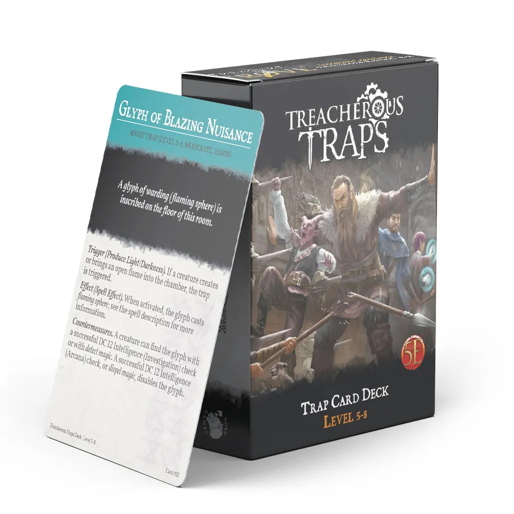 Treacherous Traps Deck Level 5-8 RPG Accessory