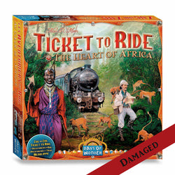 Ticket To Ride Africa Expansion - Damaged Box