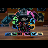 Tacta game box featuring vibrant...