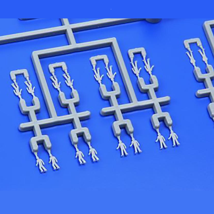 Tamiya 1/350 Crew Set. A 144-piece sailor figure set for 1/350 scale warship models. Features 6 poses and high-quality plastic for easy painting and cementing.
