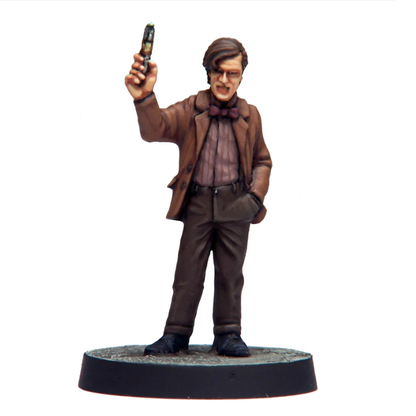 Temporal Traveller 11 by Crooked Dice, a white metal 28mm scale miniatures for your tabletop games representing a travelling doctor, doctor who? well he could certainly be. Wearing suit trousers and jacket together with a bow tie this gentleman would make a great edition to your tabletop