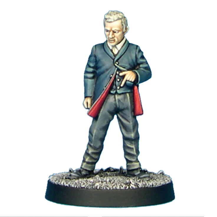 Temporal Traveller 12 by Crooked Dice, a white metal miniatures for your tabletop games representing a travelling doctor, doctor who? well he could certainly be. Sharply dressed with a characterful stance this metal miniature would make a great edition to your time travelling adventure