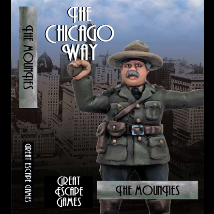 Action figure with a cityscape background and 'The Chicago Way' text