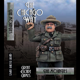 Action figure with a cityscape b...