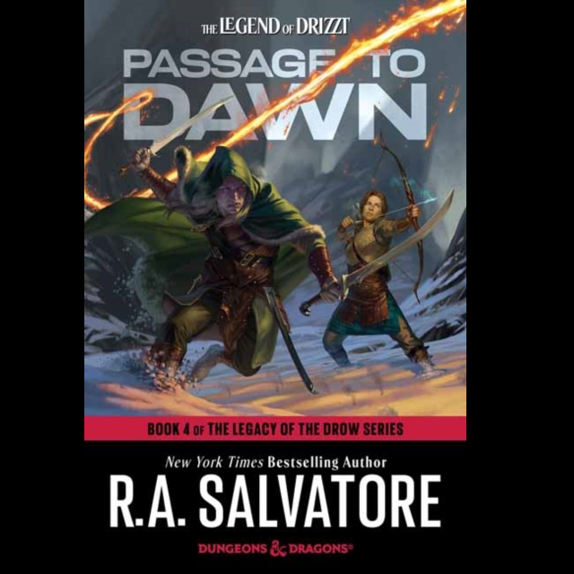 The Legend Of Drizzt Passage to Dawn by R. A. Salvatore, a 384 page paperback