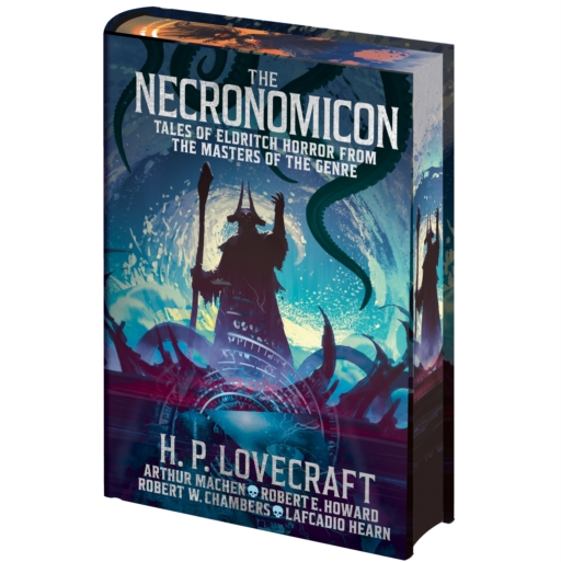 The Necronomicon book by H. P. Lovecraft. The Necronomicon Tales of Eldritch Horror hardback Sprayed Edge Edition Arcturus Pulp Classics