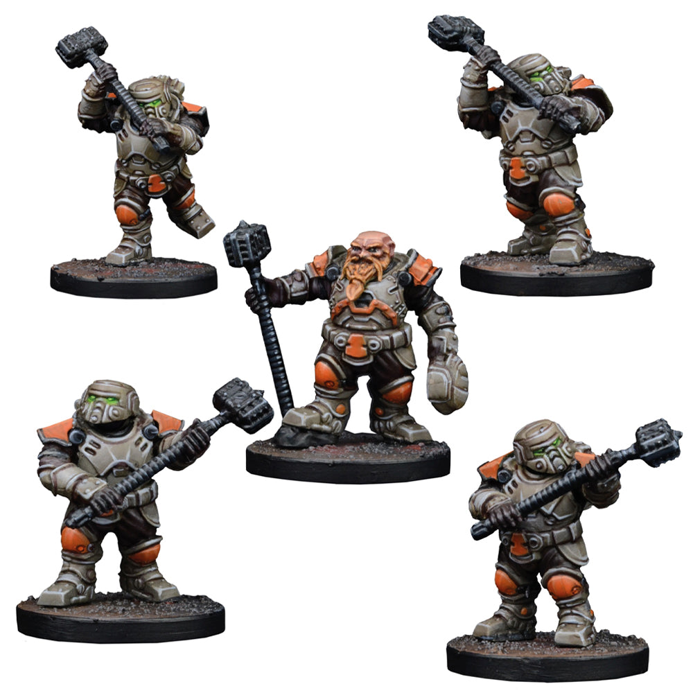Mantic Games Firefight Forge Father Thorgarim Unit Painted Example