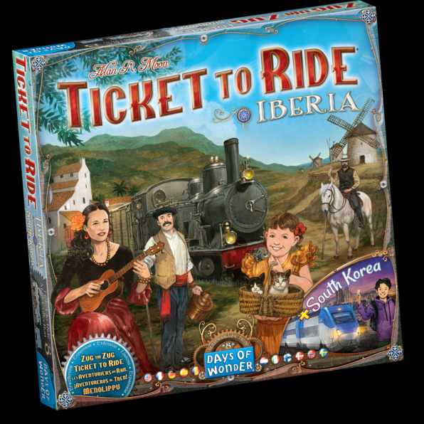 Ticket to Ride Iberia and South Korea board game