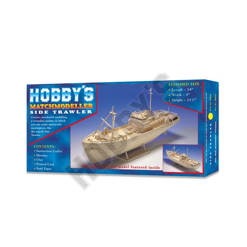 Trawler Ship Matchstick Model Kit
