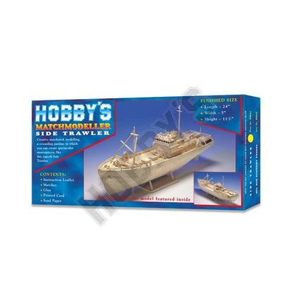 Trawler Ship Matchstick Model Kit