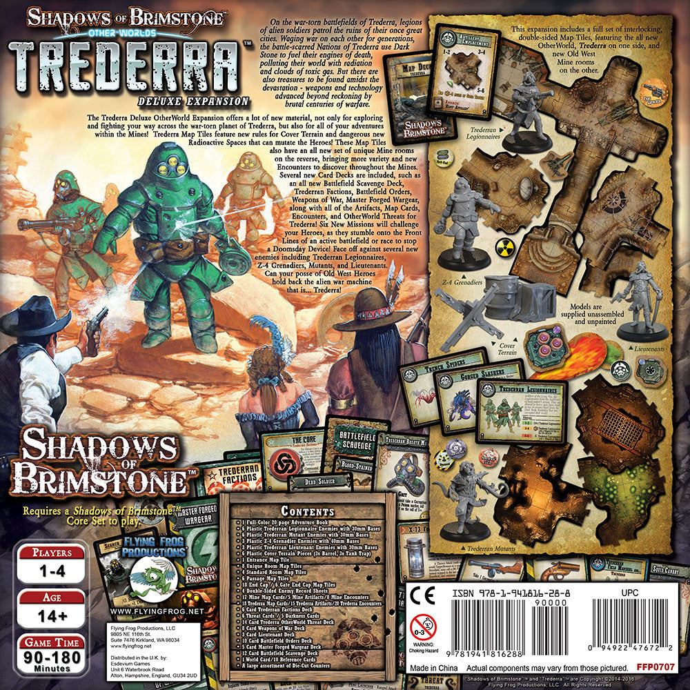 Shadows of Brimstone: Trederra Deluxe OtherWorld Expansion – War-Torn Alien World