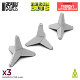 Set of 3 resin Trident Anti-Tank...