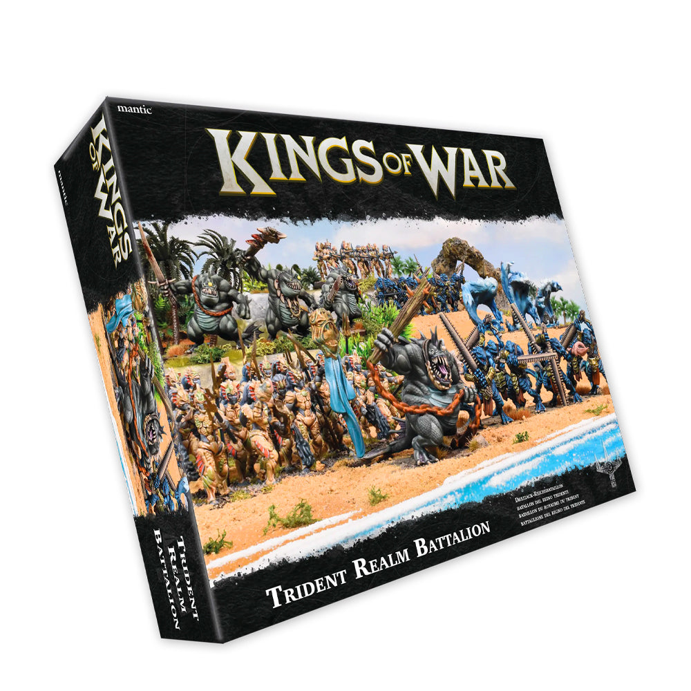 Kings of War Trident Realm Battalion | Mantic Games Miniature Army Set