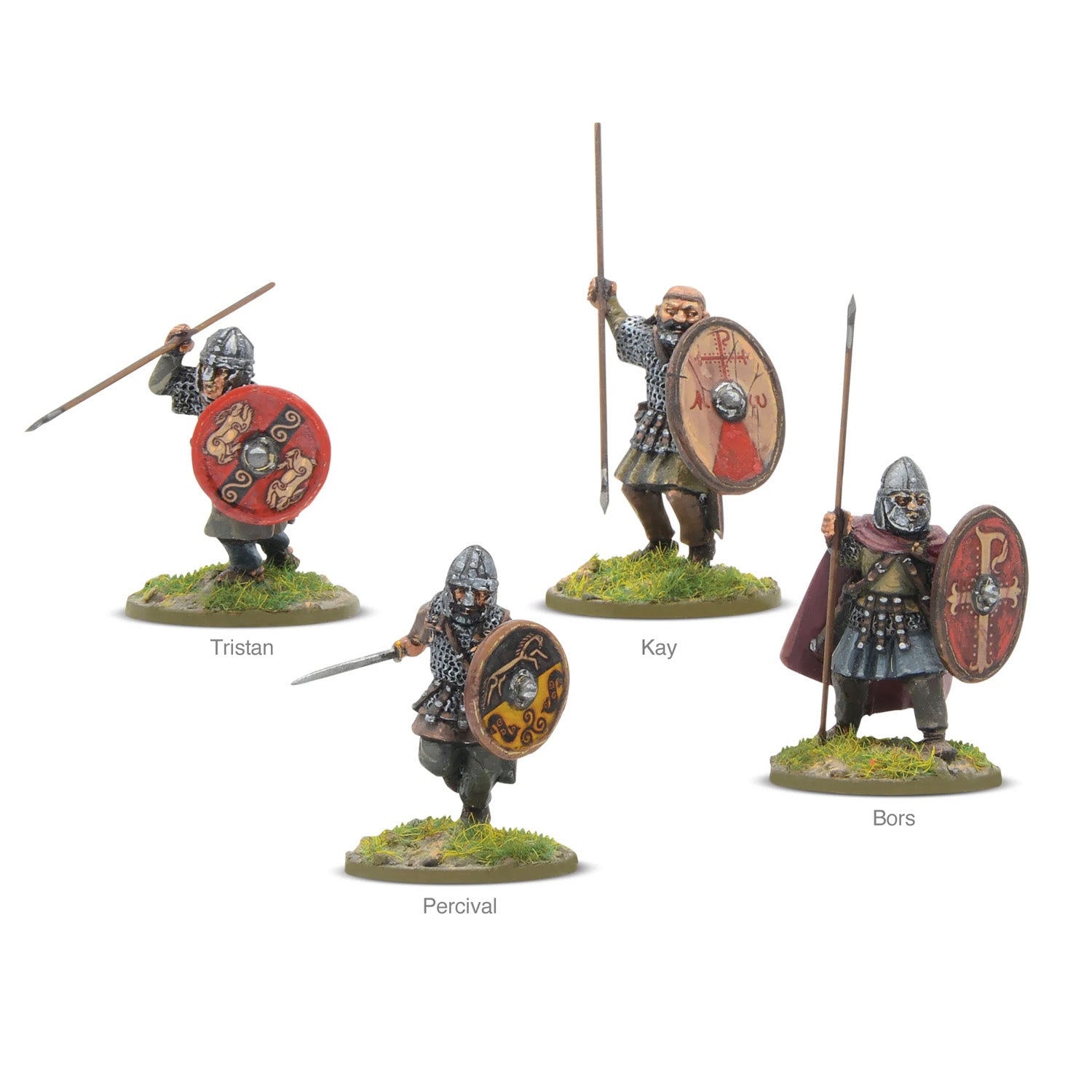 Hail Caesar Arthurian Knights Bors Tristan Percival & Kay