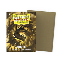 Dragon Shield Matte Truth Gold 100 Standard TCG Sleeves
