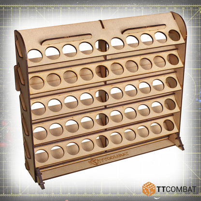 TT Combat 50 Bottle Paint Rack Assembled