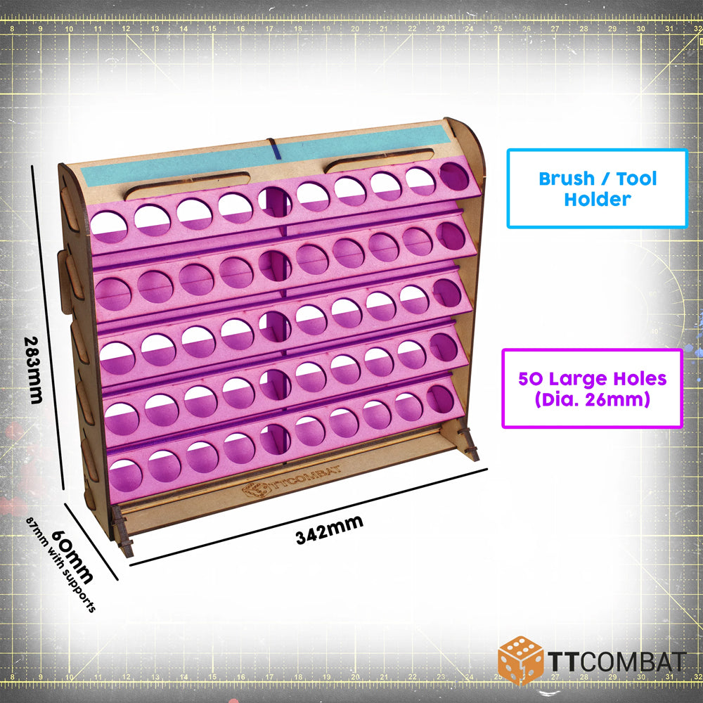 TT Combat 50 Bottle Paint Rack Explained
