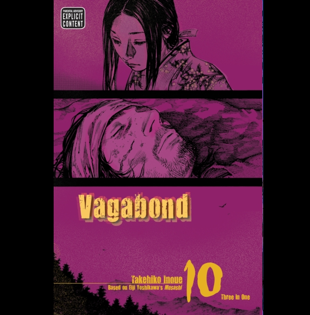 Vagabond VIZBIG Edition Volume 10 manga paperback by Takehiko Inoue samurai historical epic graphic novel Yoshioka aftermath recovery arc cover art