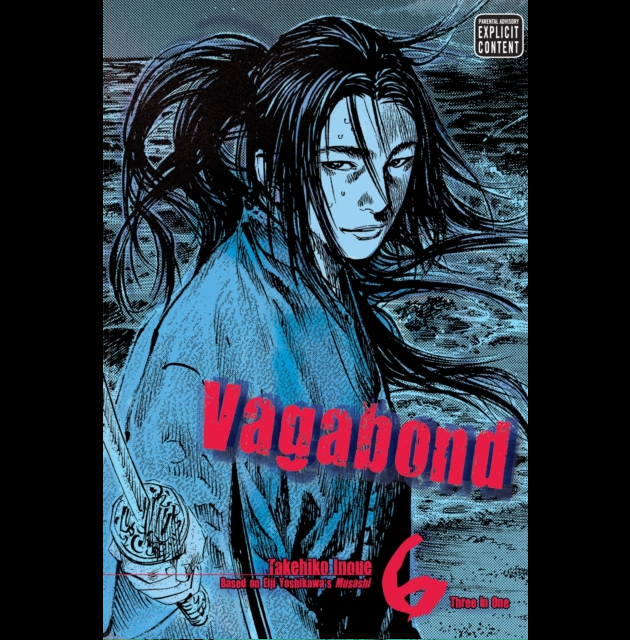 Vagabond VIZBIG Edition Volume 6 manga paperback by Takehiko Inoue samurai historical epic graphic novel Kojiro origin war arc cover art