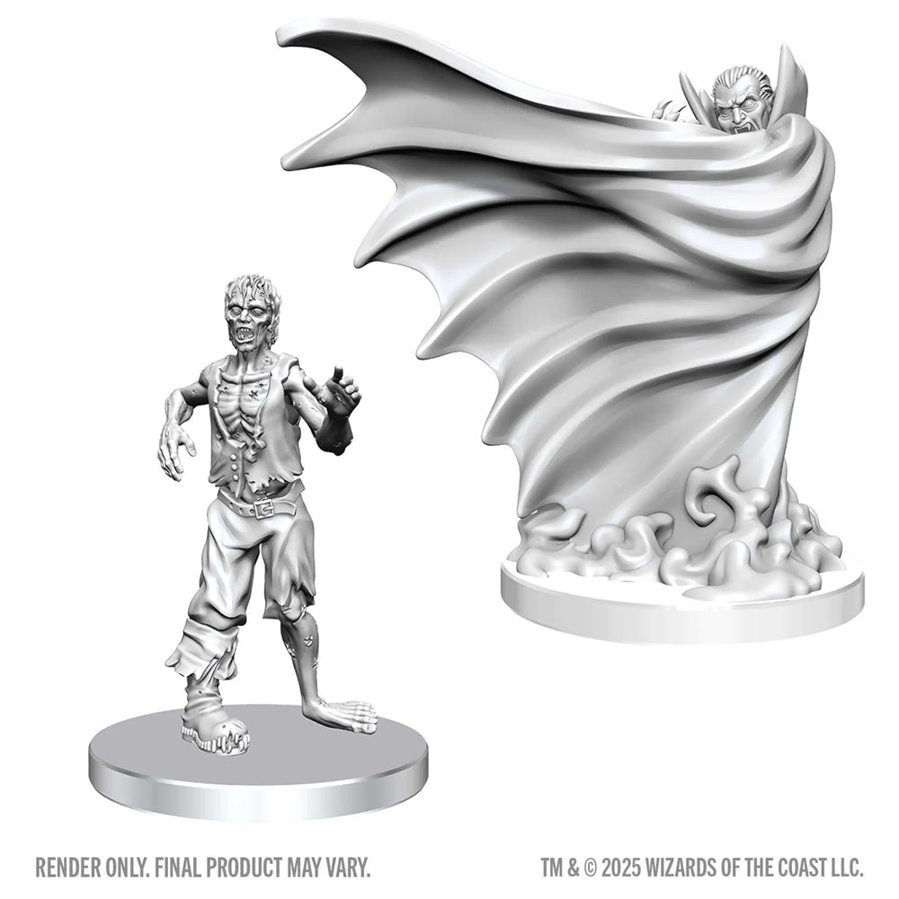 Classic Vampire & Classic Zombie D&D Nolzur's Miniatures