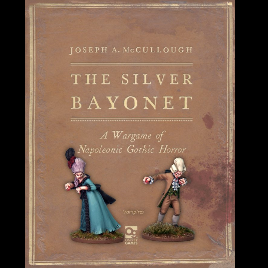 A pack of two unpainted Vampires TSB007 miniatures for The Silver Bayonet. 28mm metal figures representing Ancien Régime vampires in detailed attire