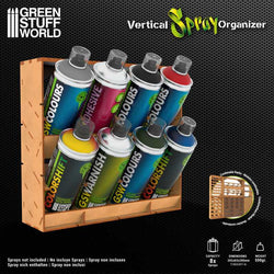 Vertical Spray Organiser Modular Rack - Green Stuff World