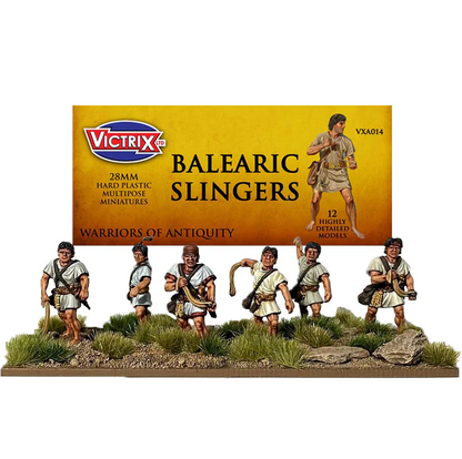 Victrix Ancient Balearic Slingers 28mm hard plastic multipose miniatures set box art