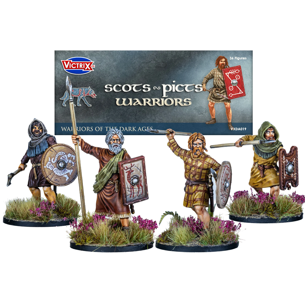 Victrix Scots and Picts Warriors 28mm hard plastic miniatures set 36 figures Dark Ages