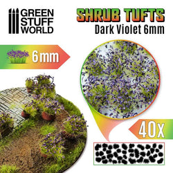 Violet Shrub Tufts 6mm - Green Stuff World