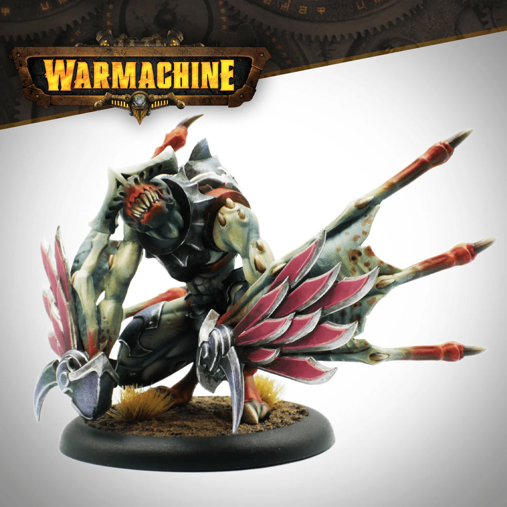 Warmachine Dusk Fane of Nyrro Heavy Warbeast, Vordak Painted Example
