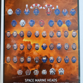 Warhammer 40k Space Marine Heads...