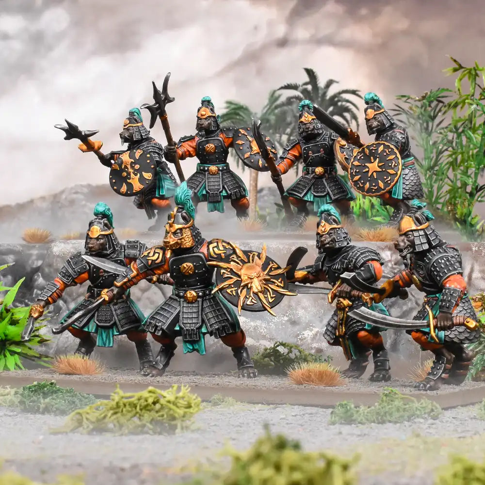 Xirkaali Warrior / Spearwarden Regiment Painted Example